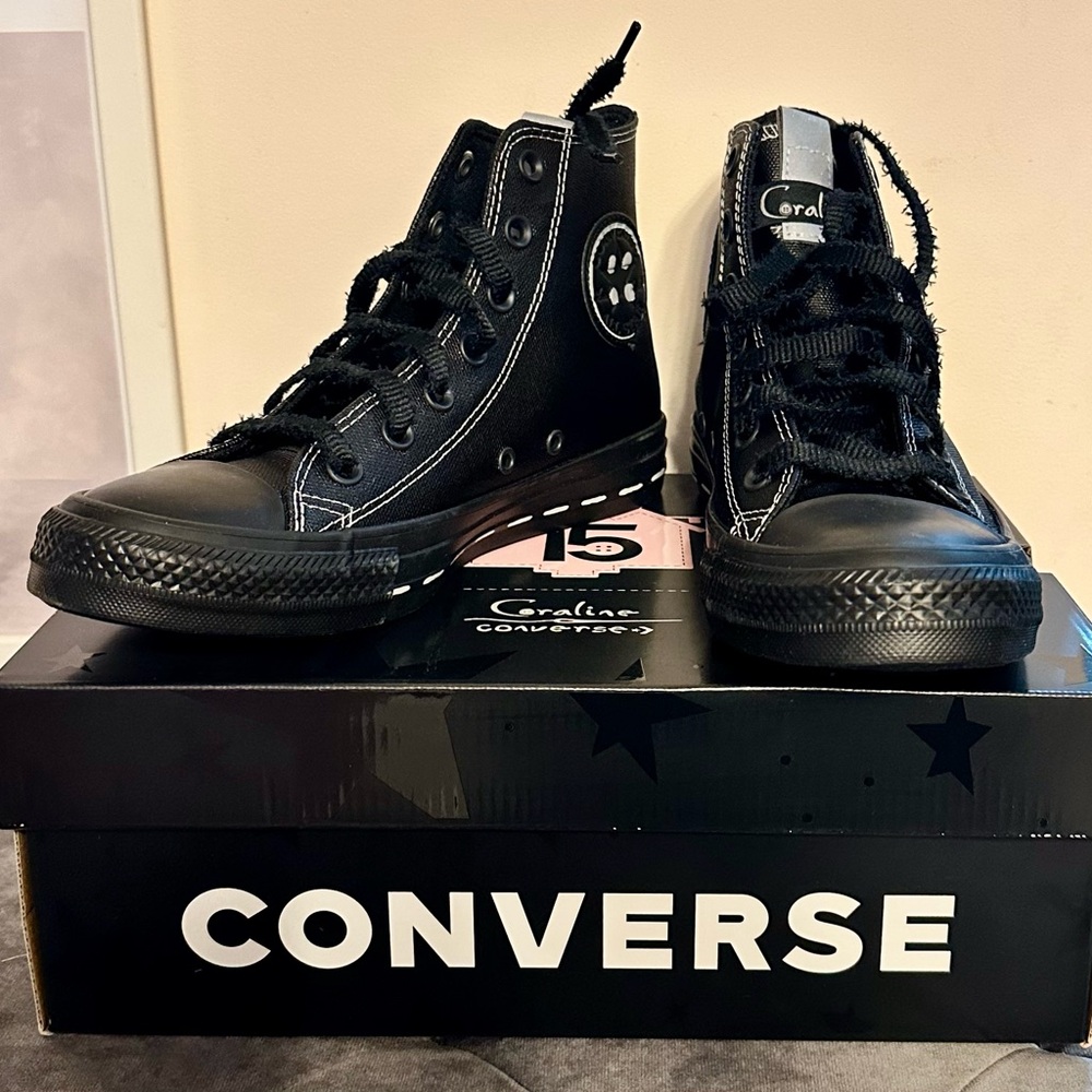 Converse x Coraline “Other Wybie” Chuck Taylor All Star Women’s 7 NWT